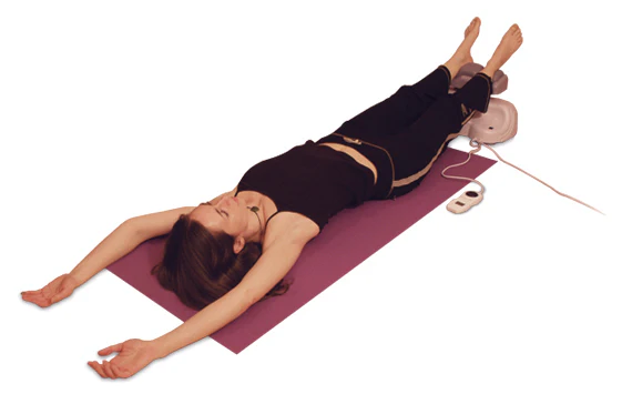 Passive Exerciser with Arms Behind Head